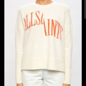 All Saints split sweater